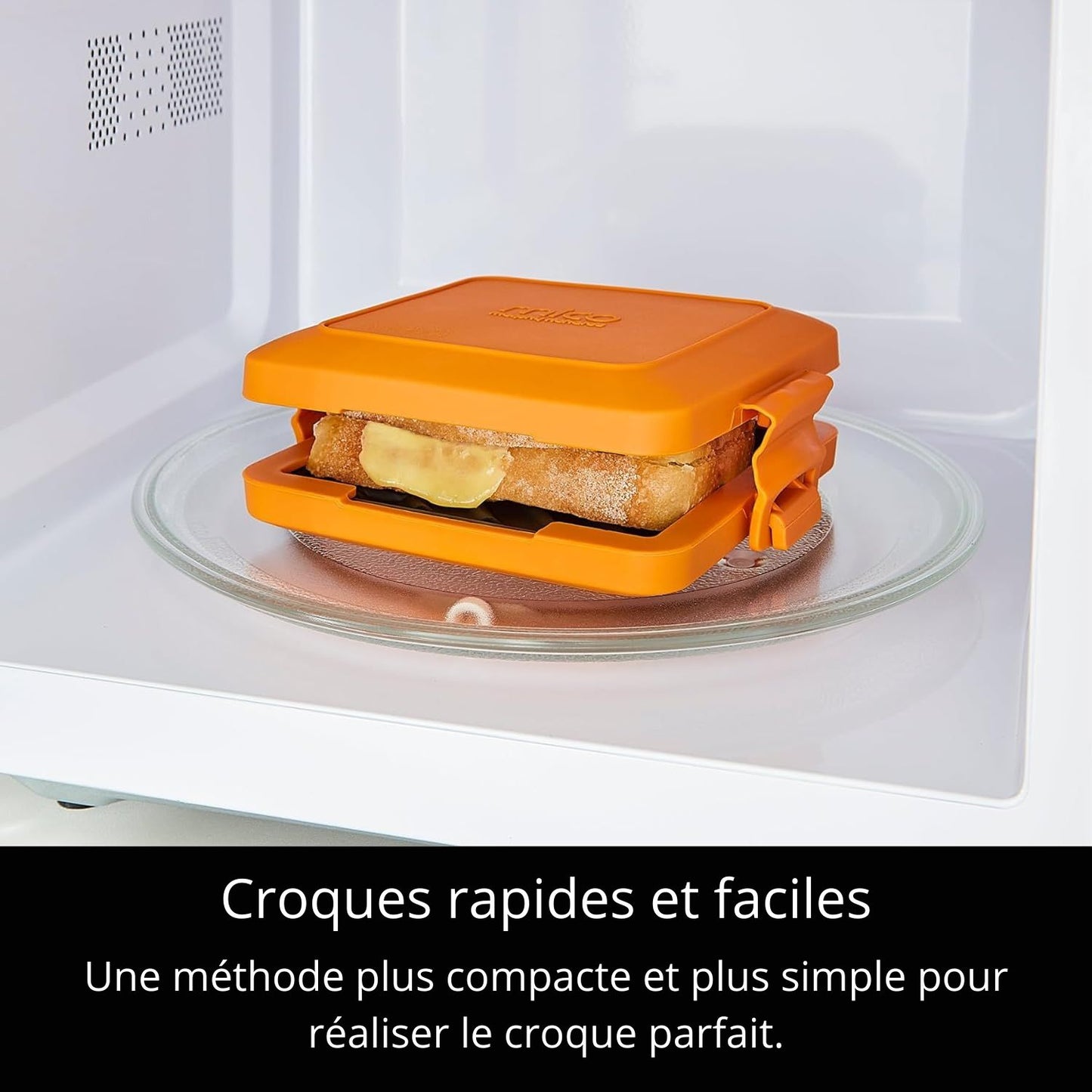 Machine à sandwich grillé au micro-ondes