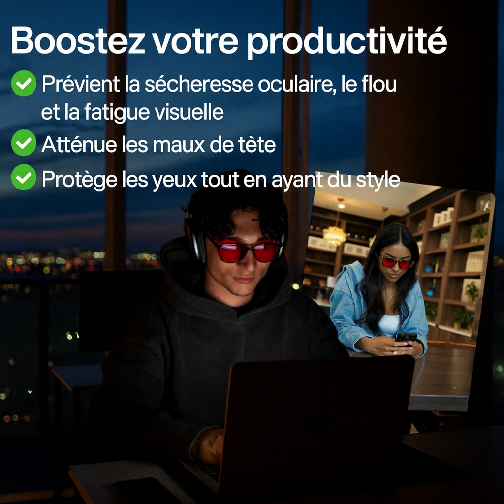 Gobenty™ Lunettes anti lumière bleu Unisexe